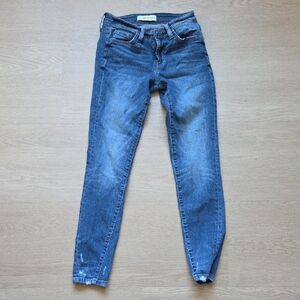 Distressed Flying Monkey Skinny Jeans Size 24 Womens